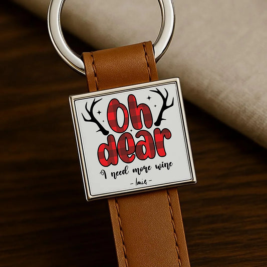 Potrzebuję więcej wina | Personalizowany świąteczny brelok BN63 - StoryCups.pl