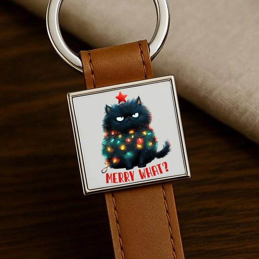 Merry what? | Świąteczny brelok BN37 - StoryCups.pl
