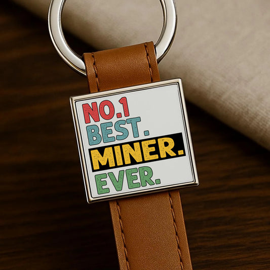 Brelok - prezent dla górnika - Best miner ever G12 - StoryCups.pl