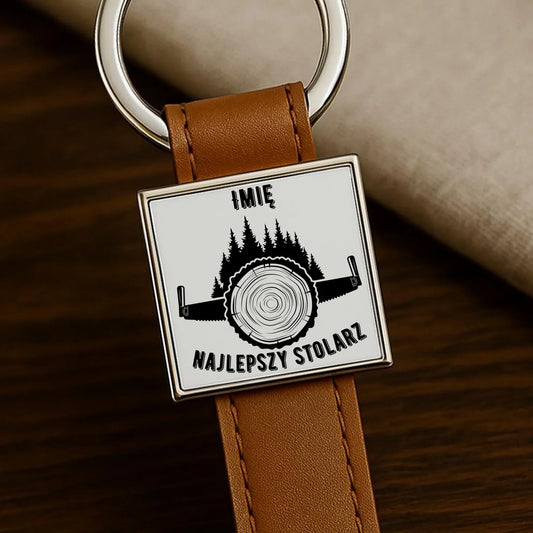 Najlepszy stolarz | Personalizowany brelok dla stolarza ZS01 - StoryCups.pl