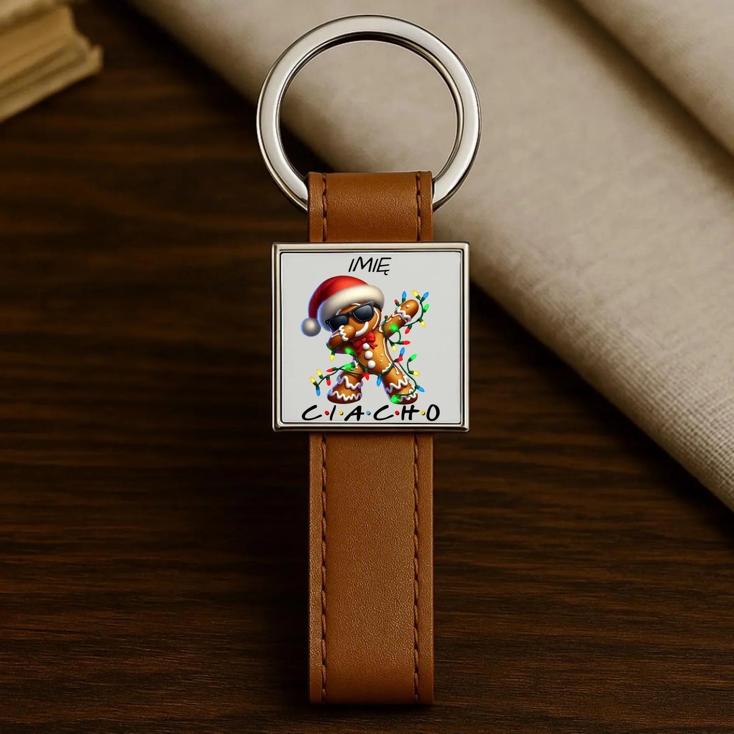Ciacho | Personalizowany brelok świąteczny BN94 - StoryCups.pl