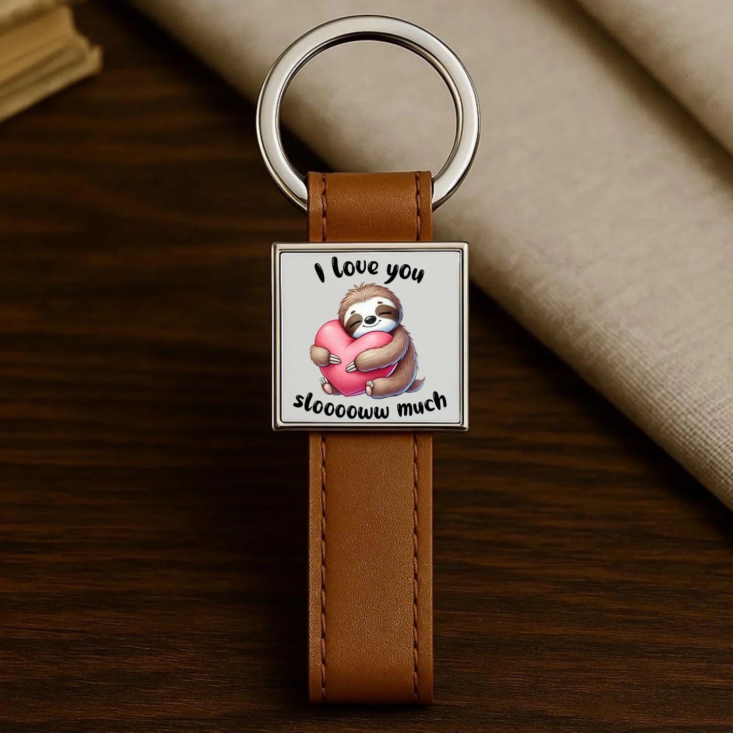 I love you sloow much | Brelok dla par W16 - StoryCups.pl