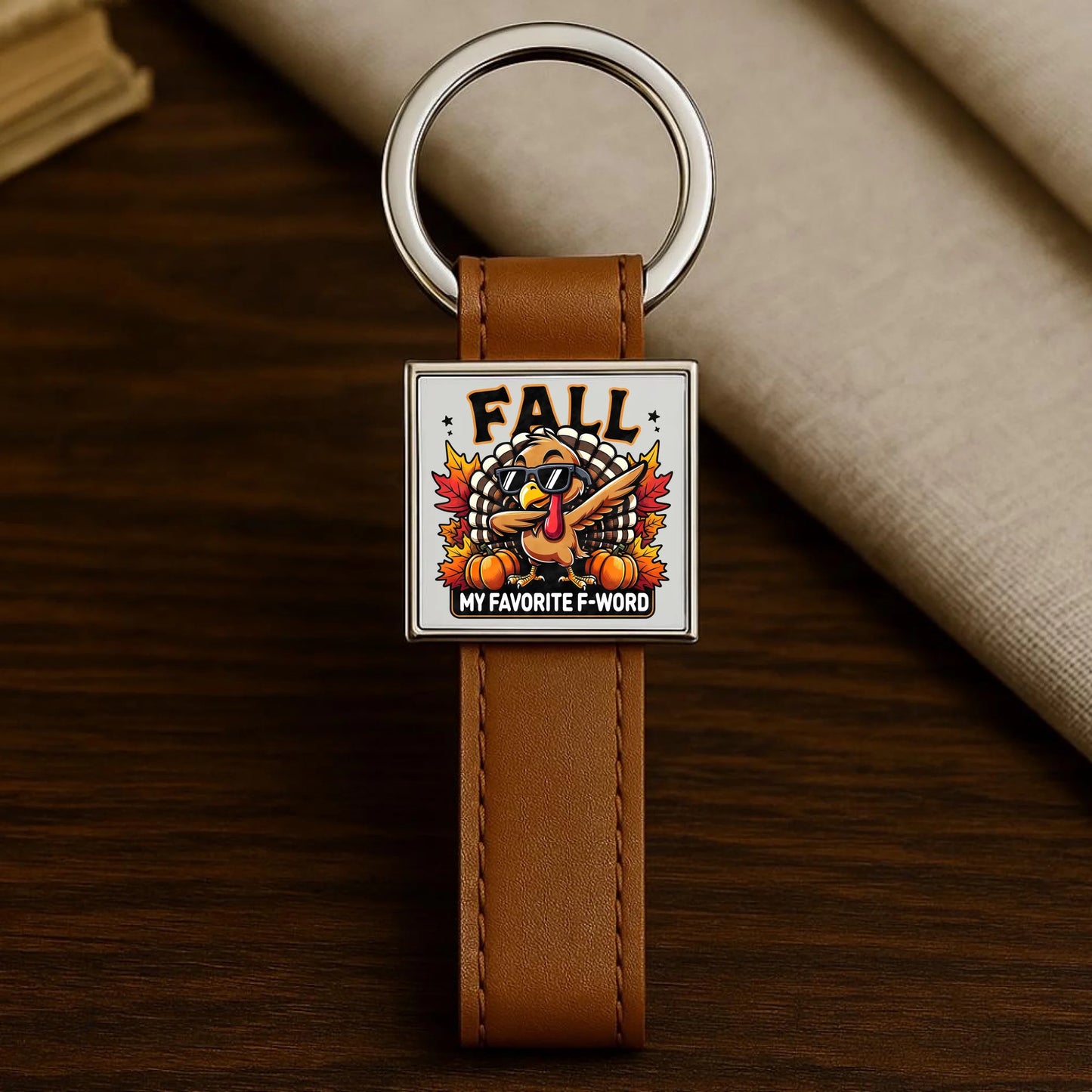 Brelok jesienny - FALL my favorite F-word JS11 - StoryCups.pl