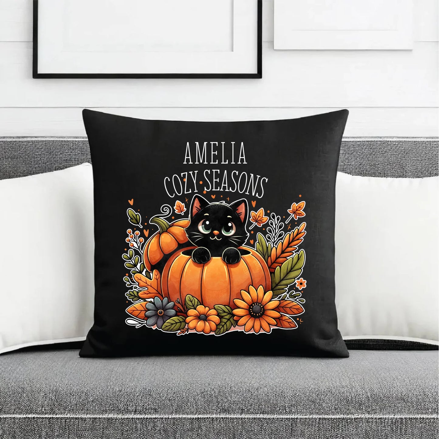 Poduszka dekoracyjna - Cozy Seasons - personalizowana JS01 - StoryCups.pl