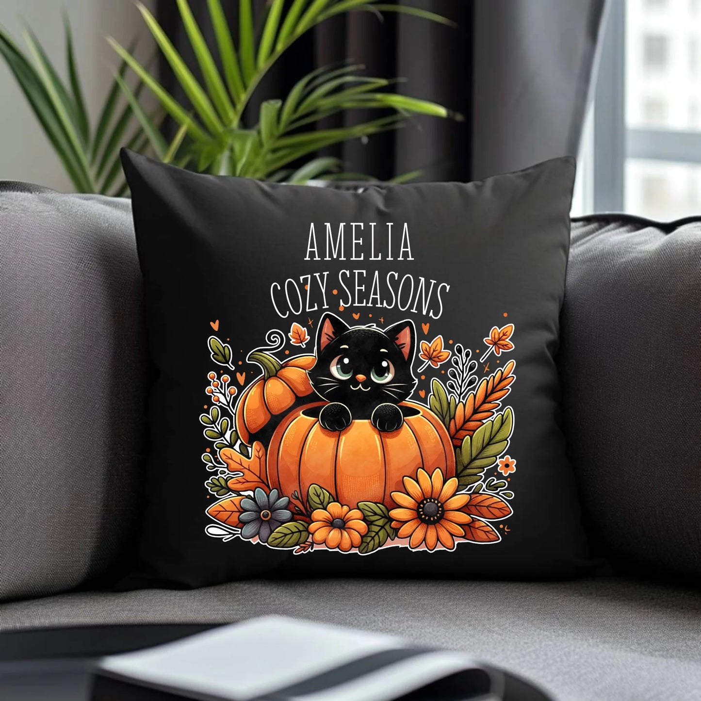 Poduszka dekoracyjna - Cozy Seasons - personalizowana JS01 - StoryCups.pl