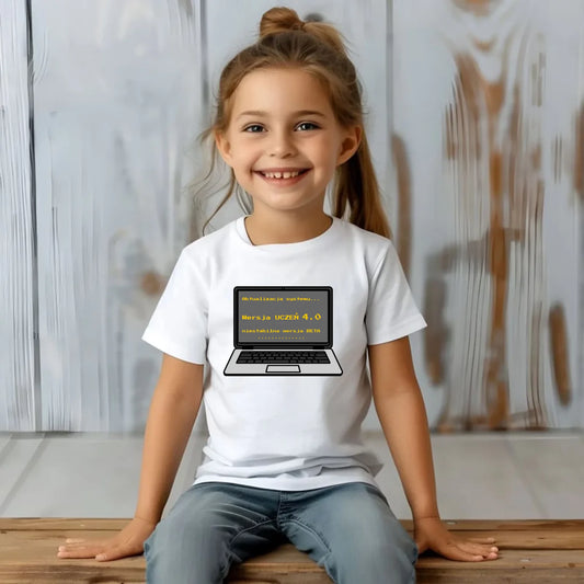Koszulka dla ucznia - Aktualizacja systemu - powrót do szkoły - personalizowana SZ16 - StoryCups.pl