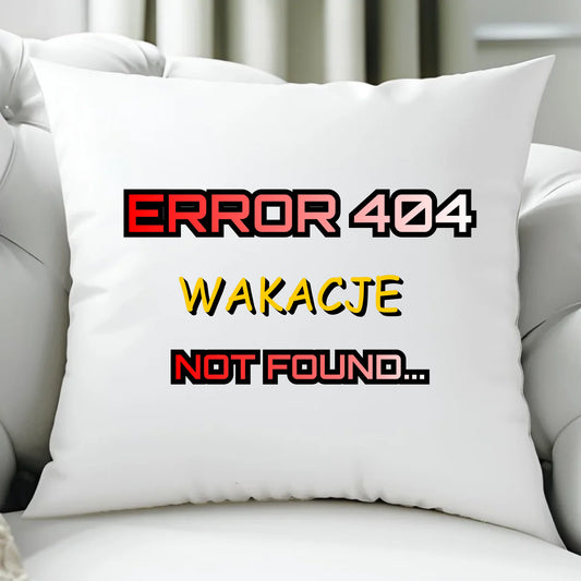 Poduszka szkolna - Error 404 - śmieszna SZ15 - StoryCups.pl