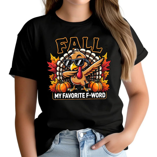 Koszulka damska jesieniara - FALL my favorite F-word JS11 - StoryCups.pl