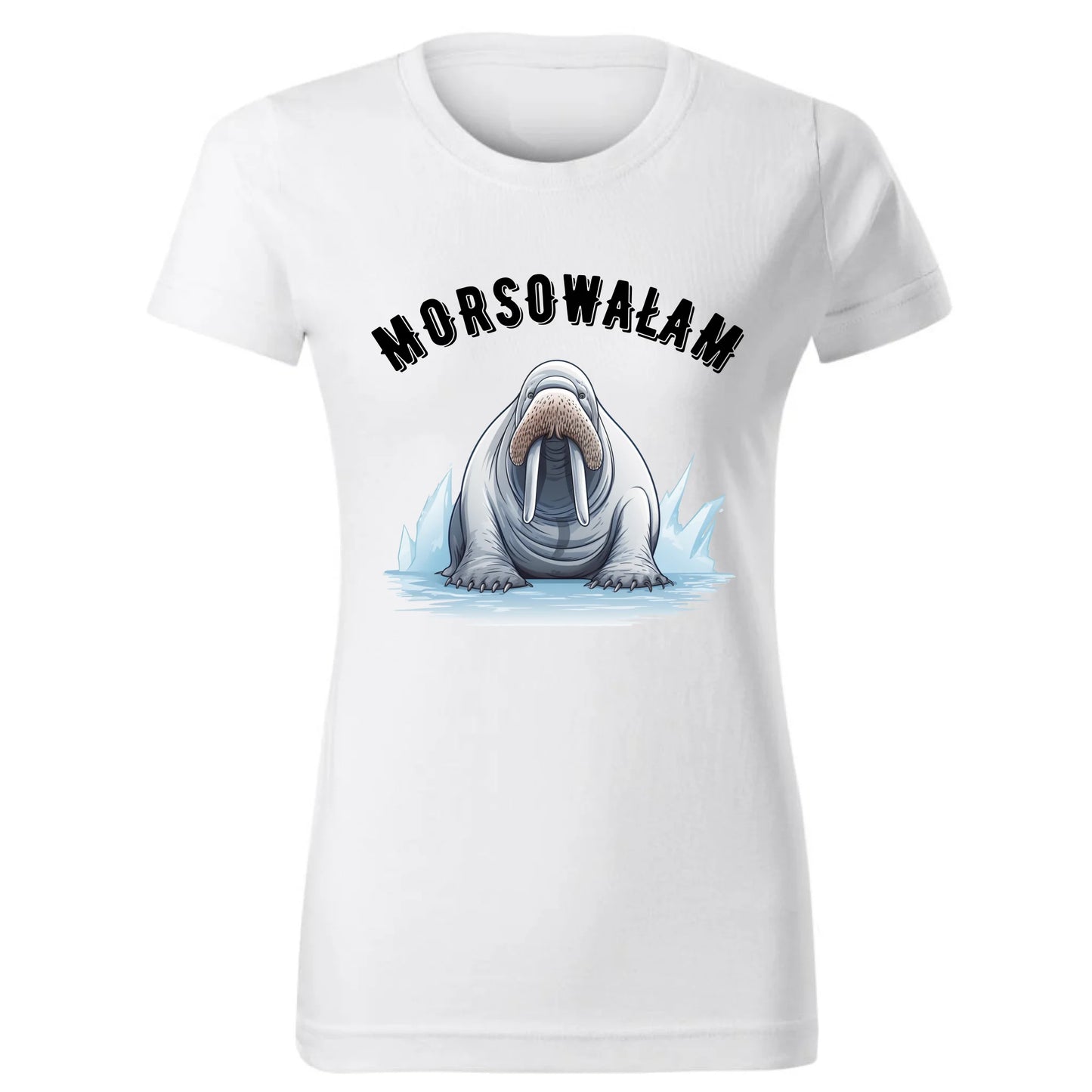 Koszulka damska - Morsowałam - morsowanie prezent HM01 - StoryCups.pl