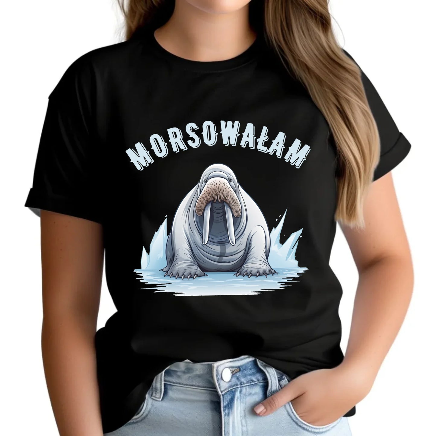 Koszulka damska - Morsowałam - morsowanie prezent HM01 - StoryCups.pl