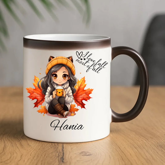 Kubek magiczny jesieniara - Anime - personalizowany JS06 - StoryCups.pl