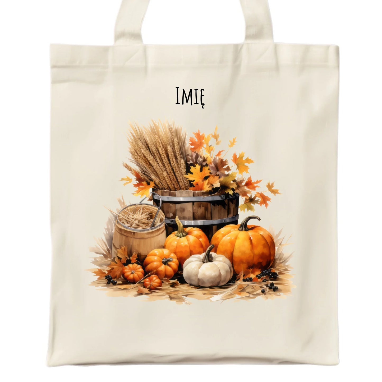 Torba na jesień - Harvest vibes - personalizowana JS09 - StoryCups.pl