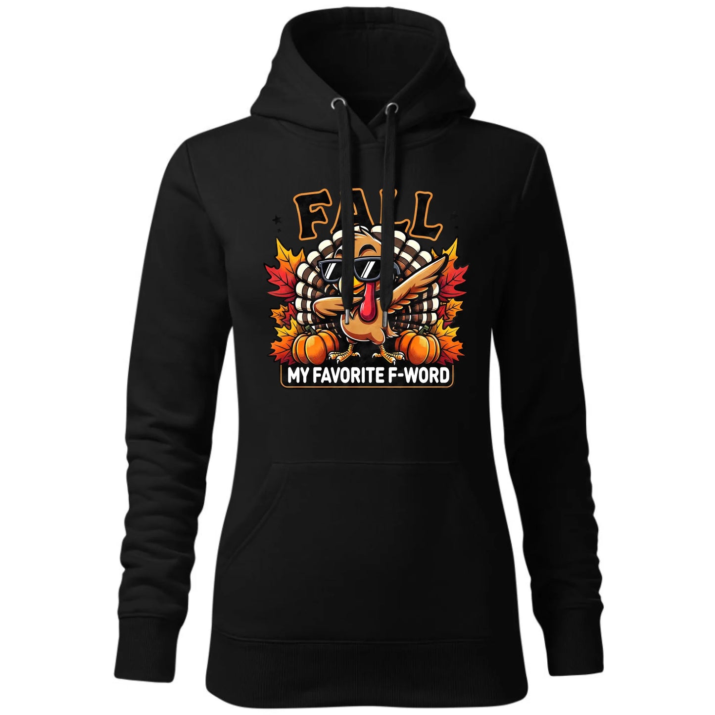 Bluza damska z kapturem jesieniara - FALL my favorite F-word JS11 - StoryCups.pl