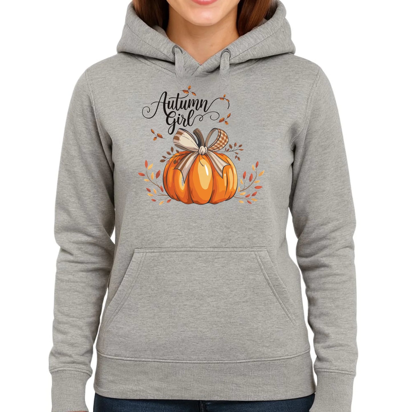 Bluza damska z kapturem jesieniara - Dynia JS12 - StoryCups.pl