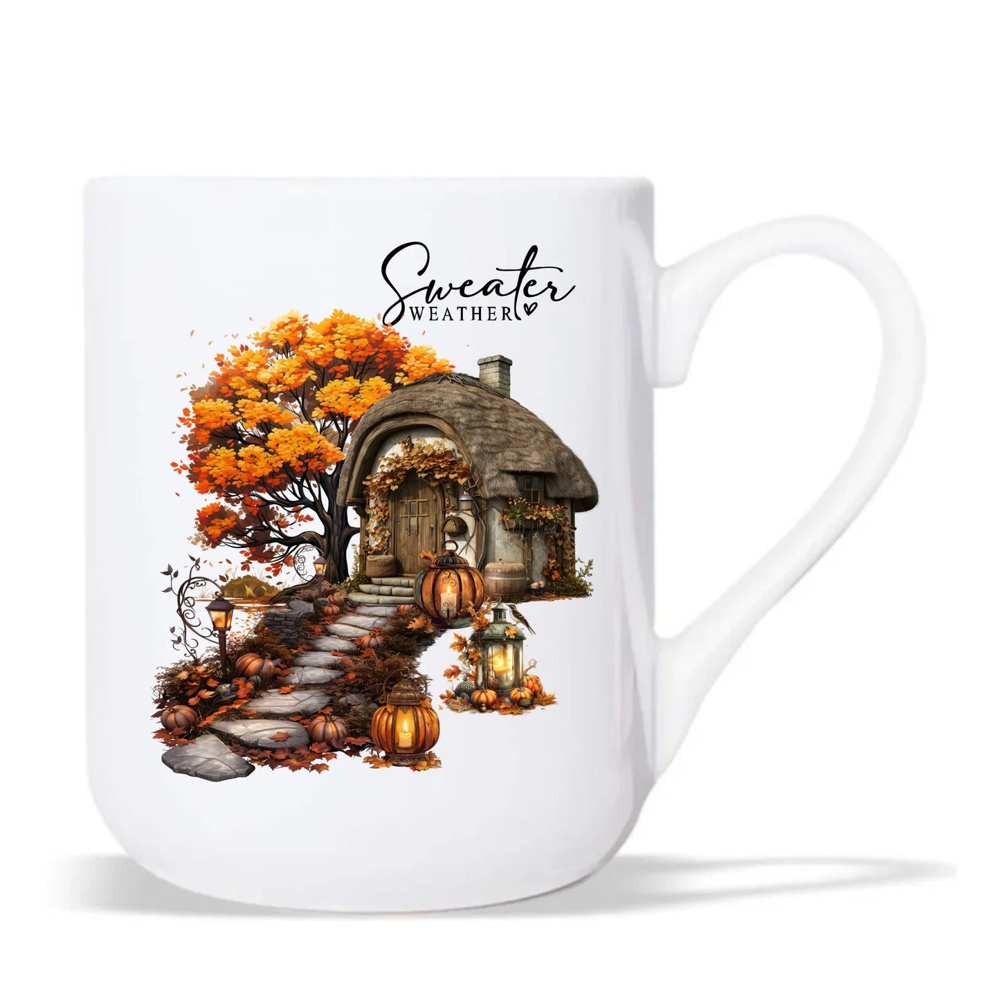 Kubek elegant jesienny - Sweater weather JS15 - StoryCups.pl