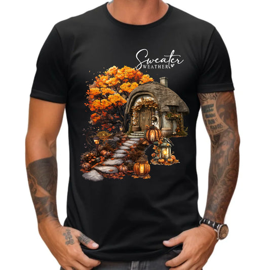 Koszulka męska jesienna - Sweater weather JS15 - StoryCups.pl