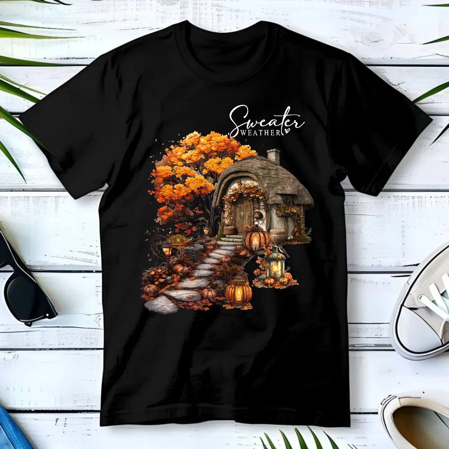 Koszulka męska jesienna - Sweater weather JS15 - StoryCups.pl