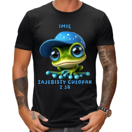 Koszulka na Dzień Chłopaka - Żajebisty Chłopak dla kolegów z klasy - personalizowana DCH01 - StoryCups.pl