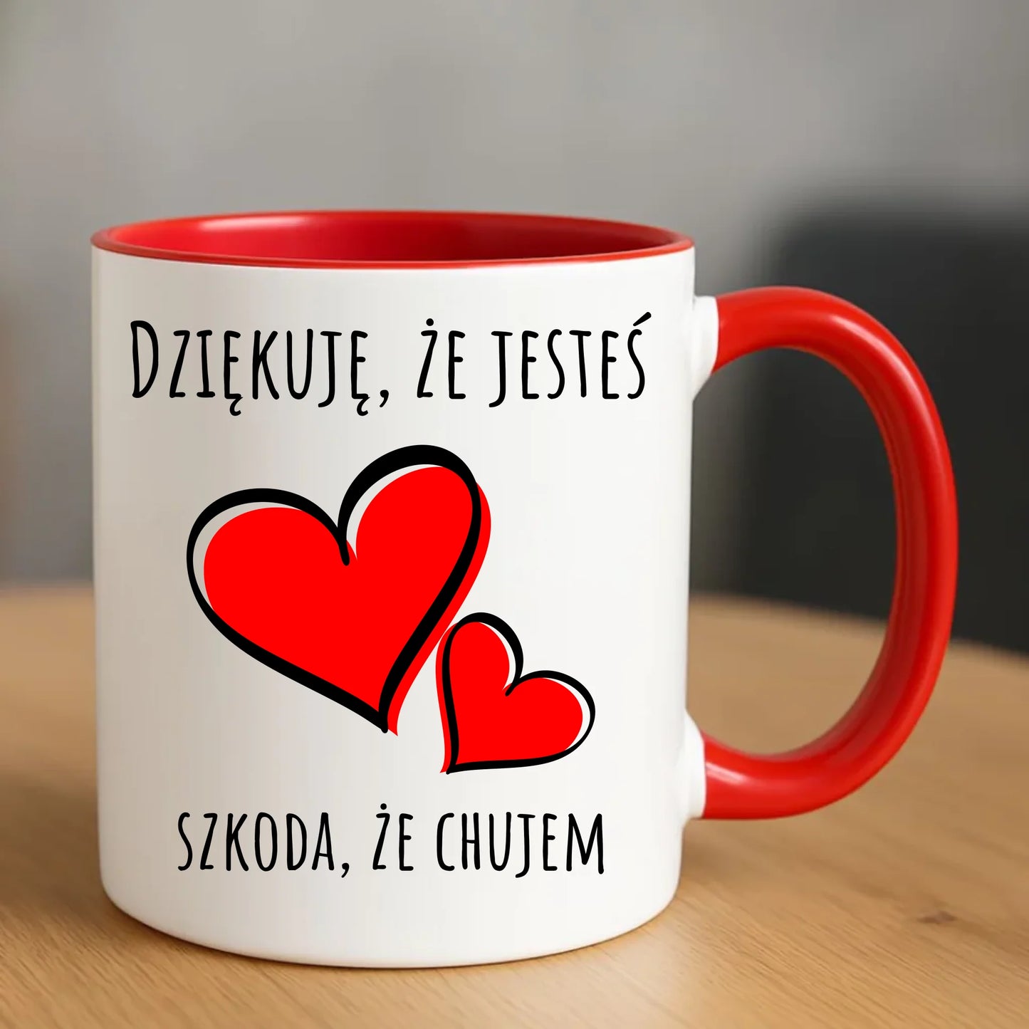Kubek - Dziękuję, że jesteś szkoda, że ch#jem - bez cenzury DCH10 - StoryCups.pl
