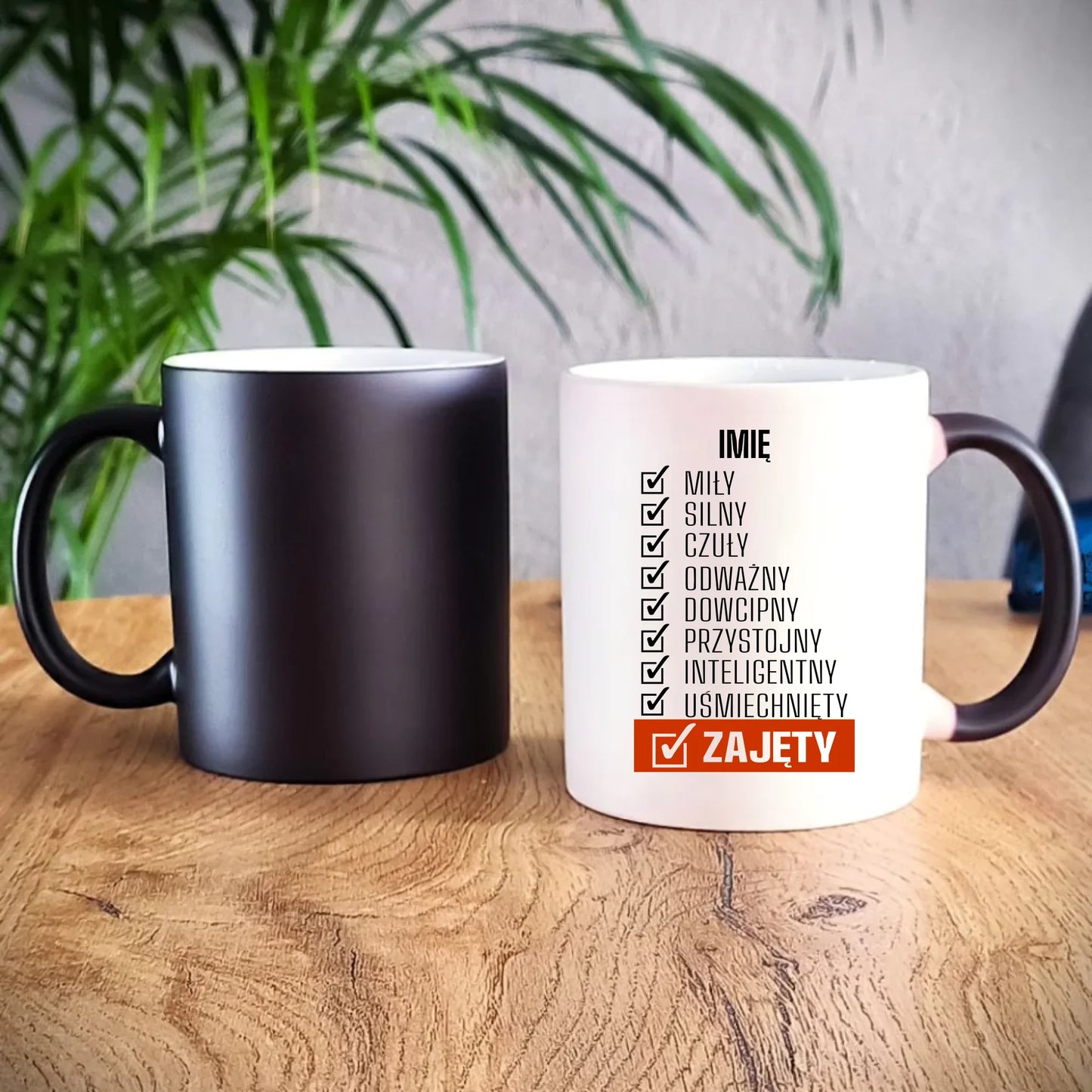 Kubek magiczny - Zajęty prezent dla chłopaka męża narzeczonego - personalizowany DCH05 - StoryCups.pl
