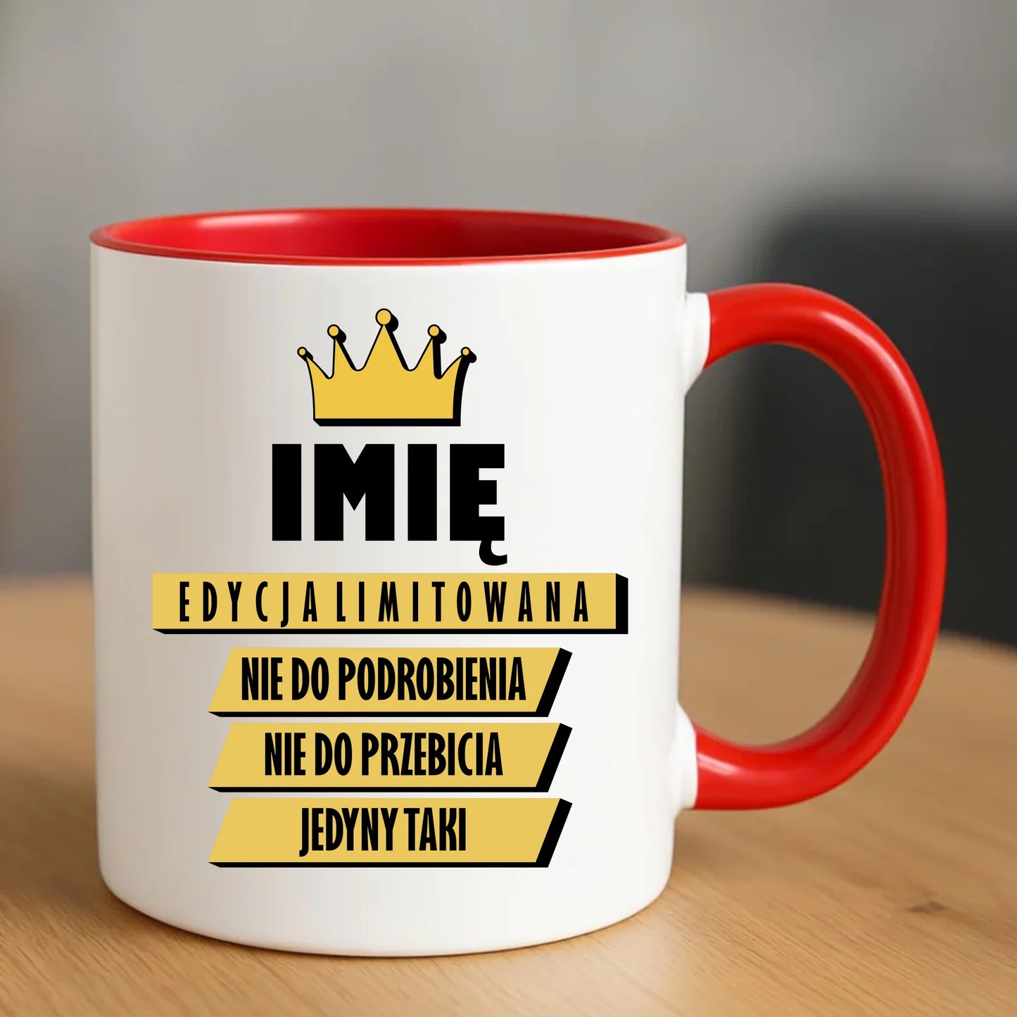 Kubek - Edycja Limitowana prezent dla niego - personalizowany DCH03 - StoryCups.pl