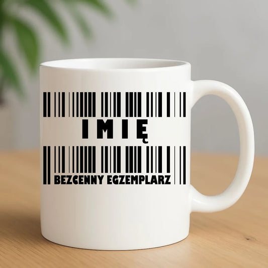 Kubek - Bezcenny egzemplarz prezent dla niego - personalizowany DCH07 - StoryCups.pl