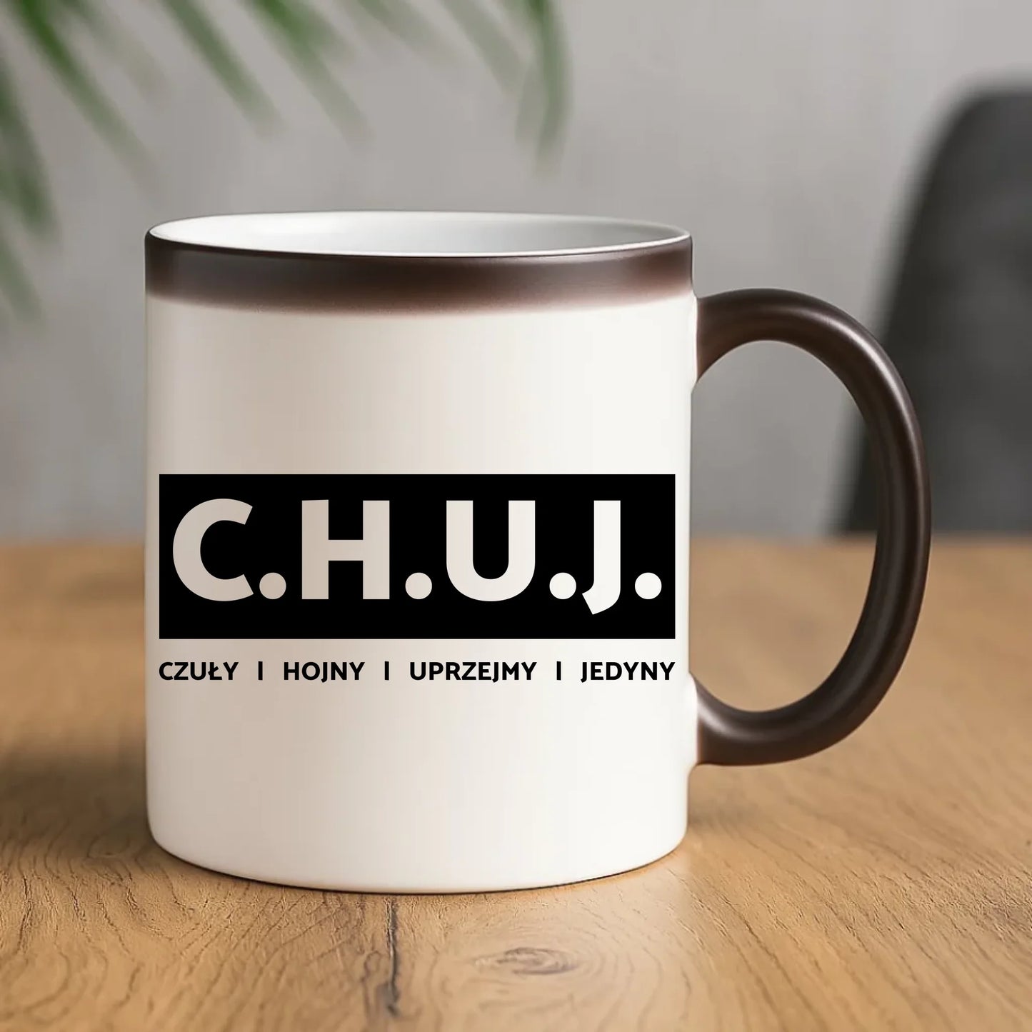 Kubek magiczny - prezent dla kolegi na Dzień Chłopaka przyjaciela - C.H.U.J. - bez cenzury DCH12 - StoryCups.pl