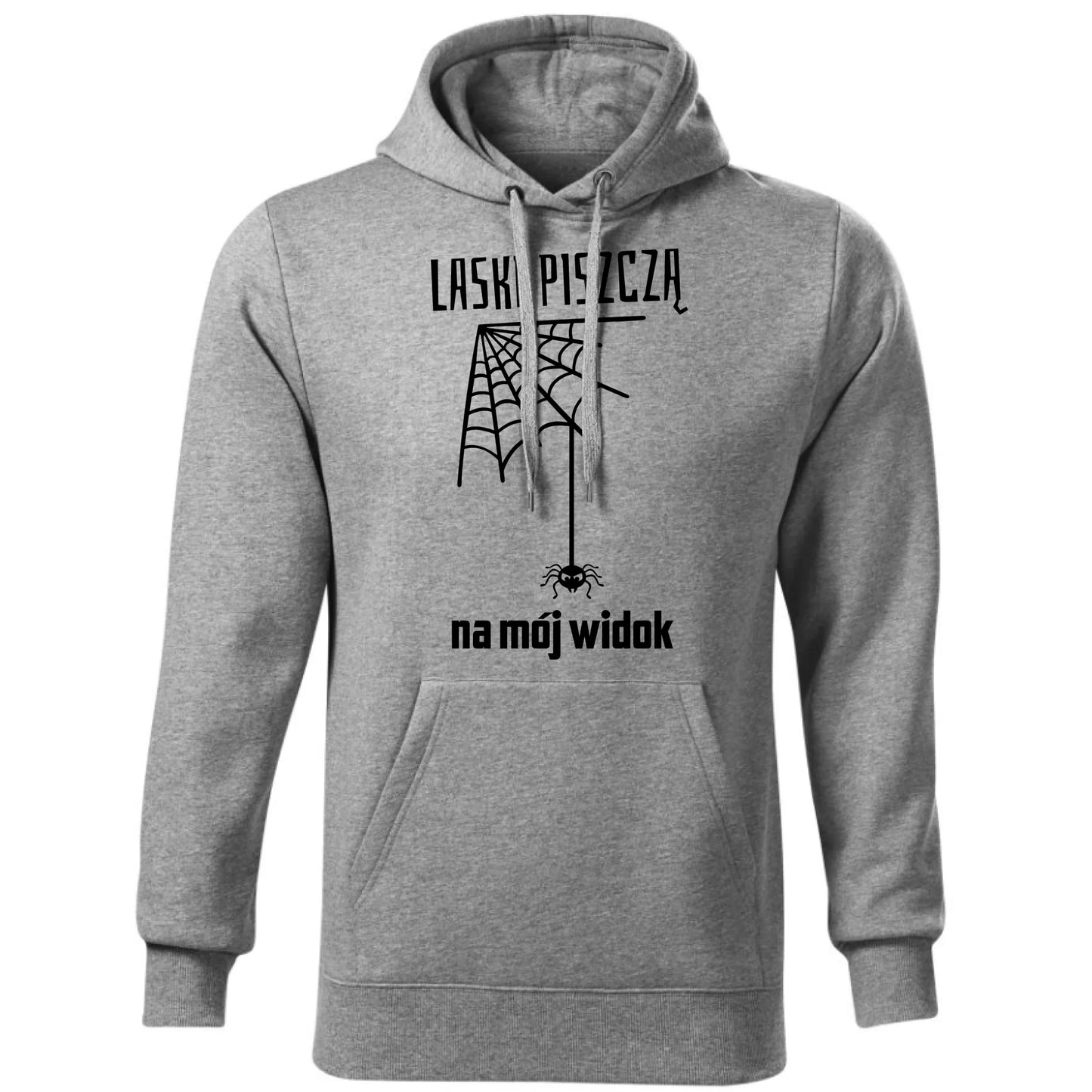 Bluza męska z kapturem - prezent dla chłopaka - Laski piszczą na mój widok DCH13 - StoryCups.pl