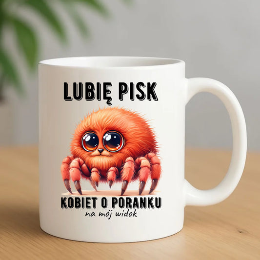 Kubek - prezent dla chłopaka - Lubię pisk kobiet DCH14 - StoryCups.pl