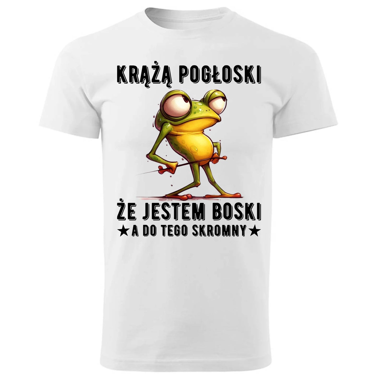 Koszulka męska - prezent dla chłopaka - Jestem boski DCH15 - StoryCups.pl