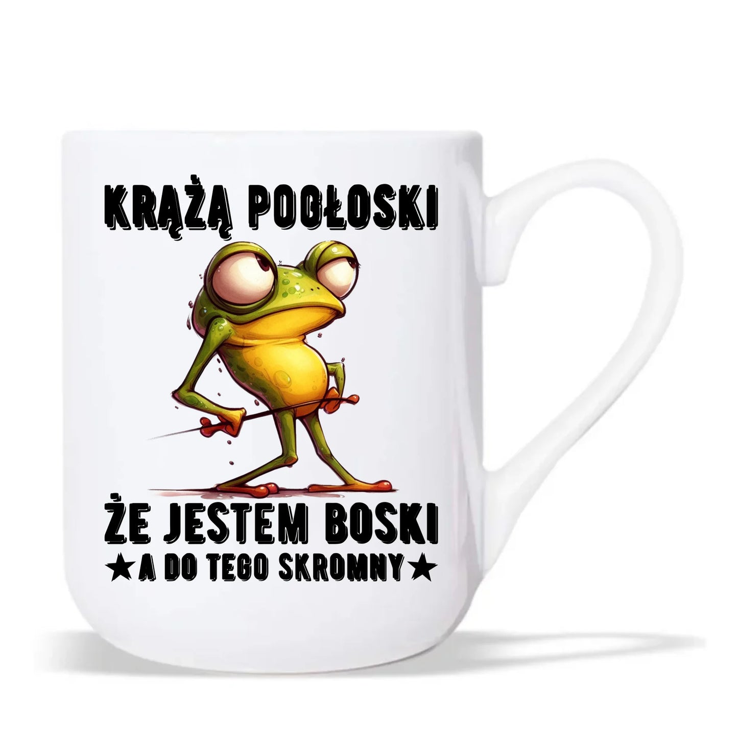 Kubek elegant - prezent dla chłopaka - Jestem boski DCH15 - StoryCups.pl