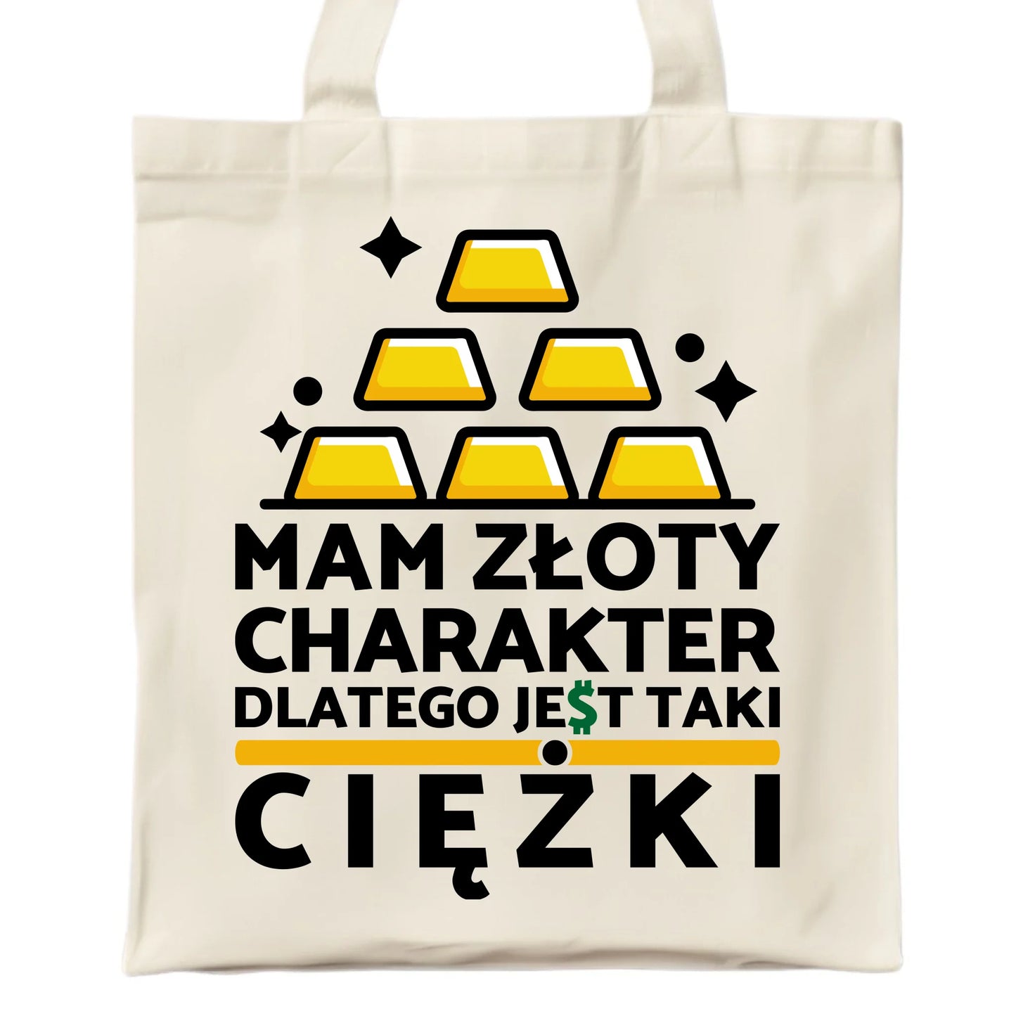Torba - prezent dla chłopaka - Złoty charakter DCH16 - StoryCups.pl