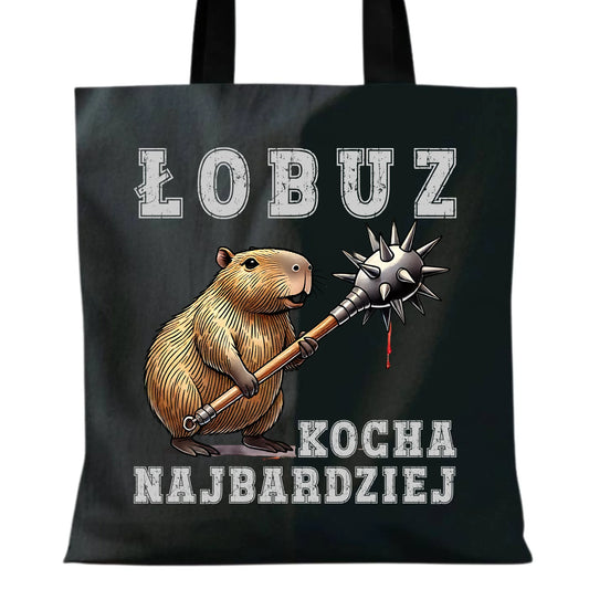 Torba - prezent dla chłopaka - Łobuz kapibara z maczugą DCH17 - StoryCups.pl
