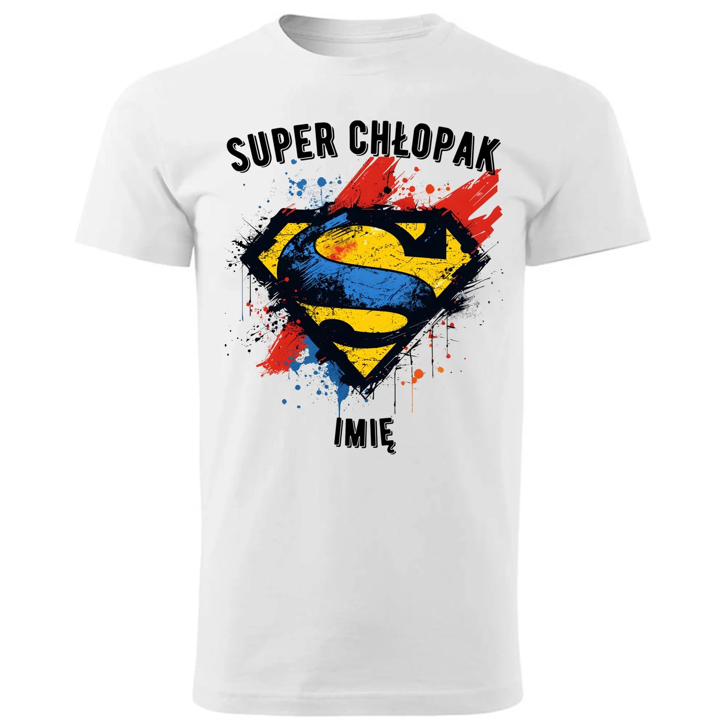Koszulka męska - prezent na Dzień Chłopaka - Super Chłopak - personalizowana DCH18 - StoryCups.pl