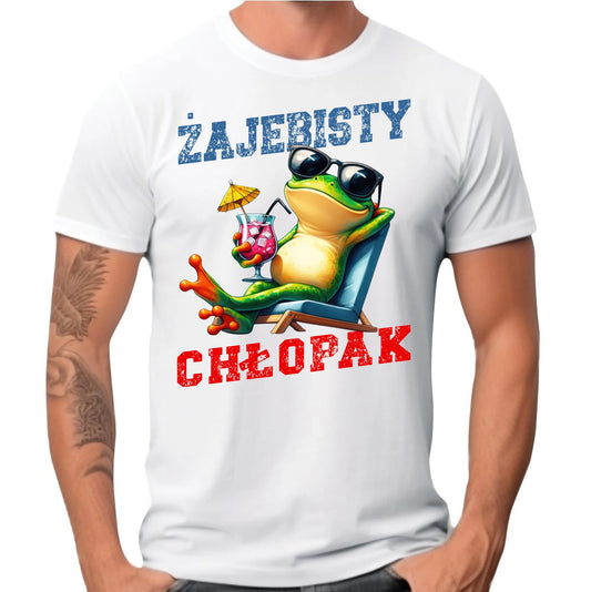 Koszulka męska - Żajebisty chłopak - prezent na Dzień Chłopaka DCH19 - StoryCups.pl