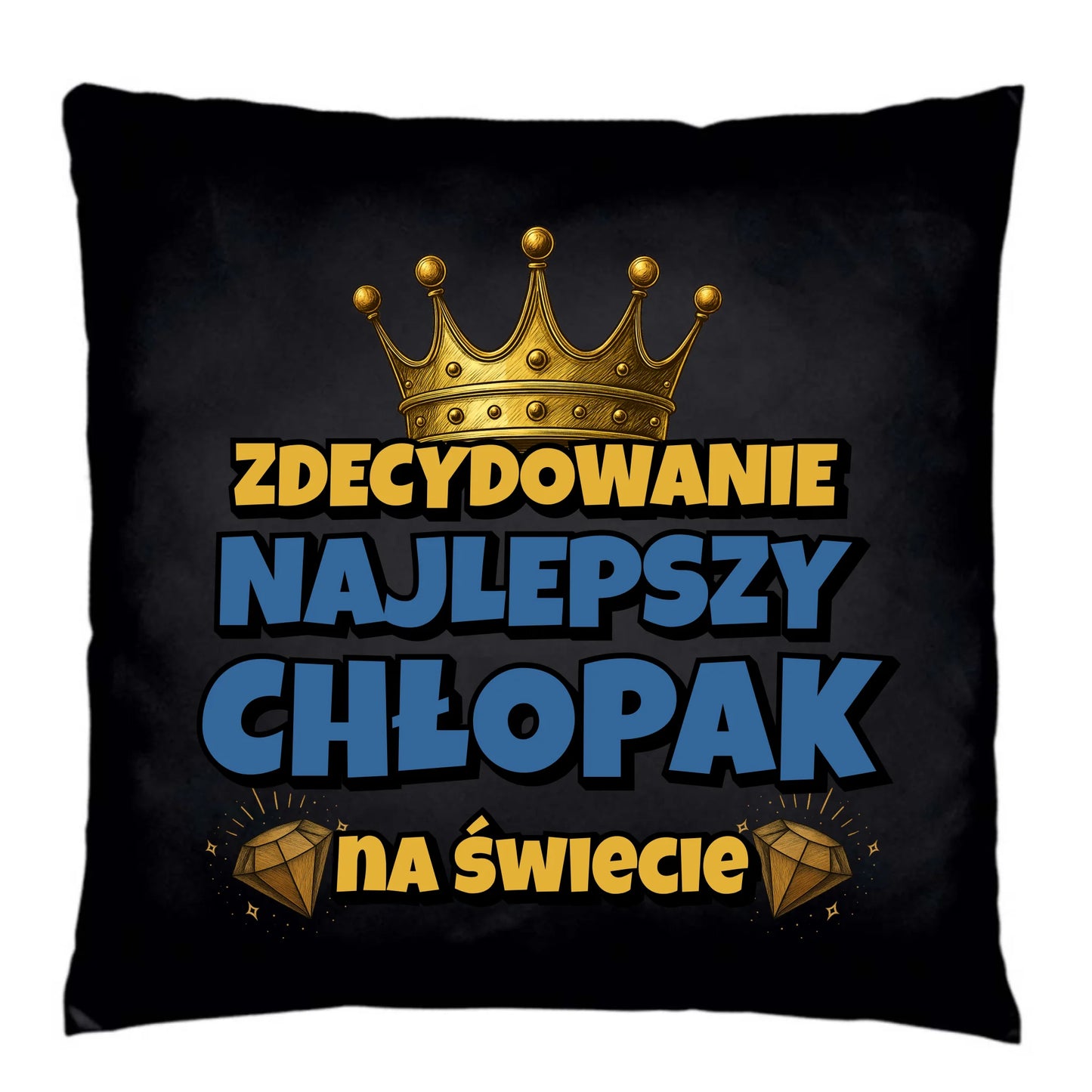 Poduszka dekoracyjna - Prezent na Dzień Chłopaka - Najlepszy chłopak DCH21 - StoryCups.pl