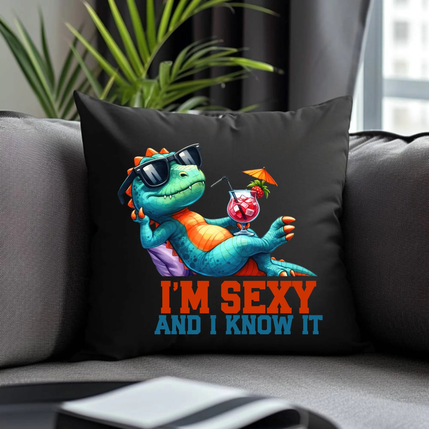 Poduszka dekoracyjna - prezent dla chłopaka - I'm sexy - śmieszny nadruk DCH28 - StoryCups.pl