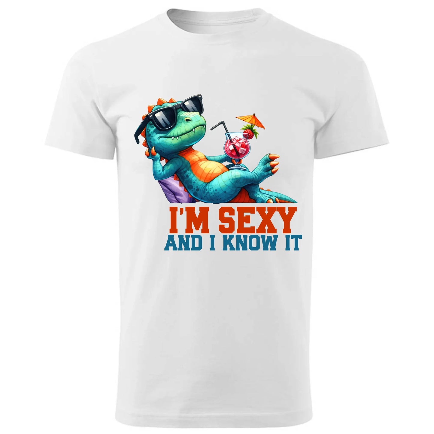 Koszulka męska - prezent dla chłopaka - I'm sexy - śmieszny nadruk DCH28 - StoryCups.pl