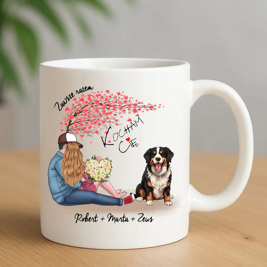 Kubek - prezent dla par + berneńczyk - Zawsze razem - personalizowany W04a - StoryCups.pl
