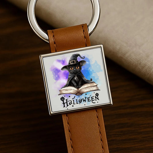 Brelok na Halloween - Kot Czarodziej HL06 - StoryCups.pl