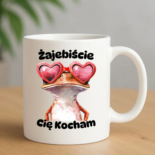 Kubek z żabą - Żajebiście Cię Kocham W17 - StoryCups.pl
