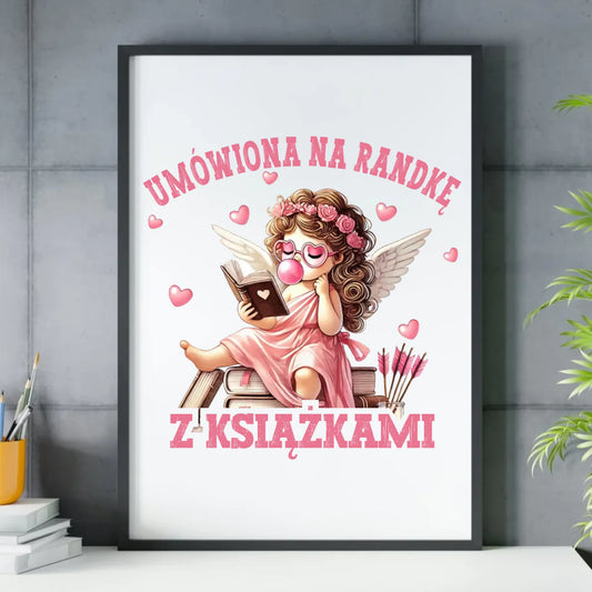 Plakat w ramie dla czytelniczki – Umówiona na randkę W19 - StoryCups.pl