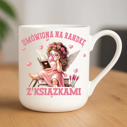 Kubek elegant dla czytelniczki – Umówiona na randkę W19 - StoryCups.pl