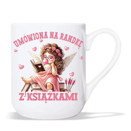 Kubek elegant dla czytelniczki – Umówiona na randkę W19 - StoryCups.pl