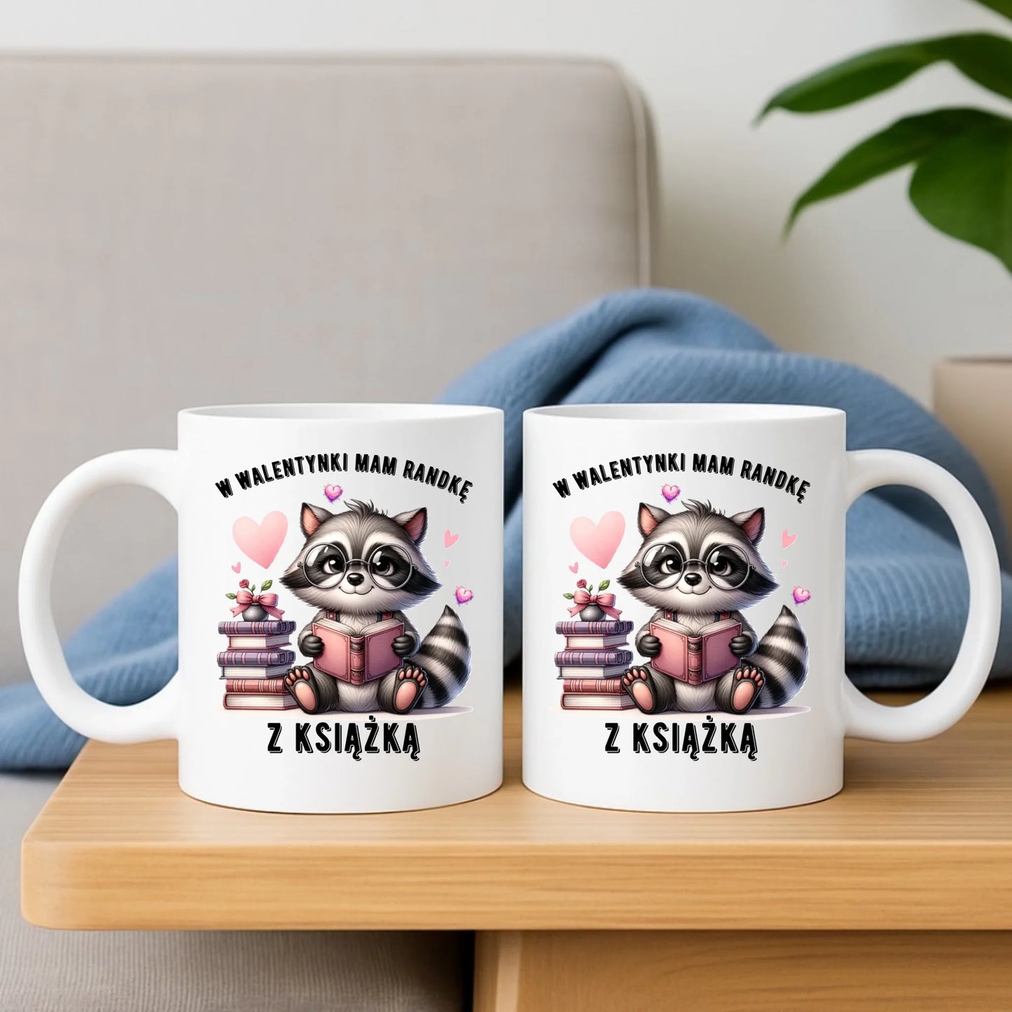 Kubek na Walentynki dla mola książkowego – Mam randkę z książką W20 - StoryCups.pl