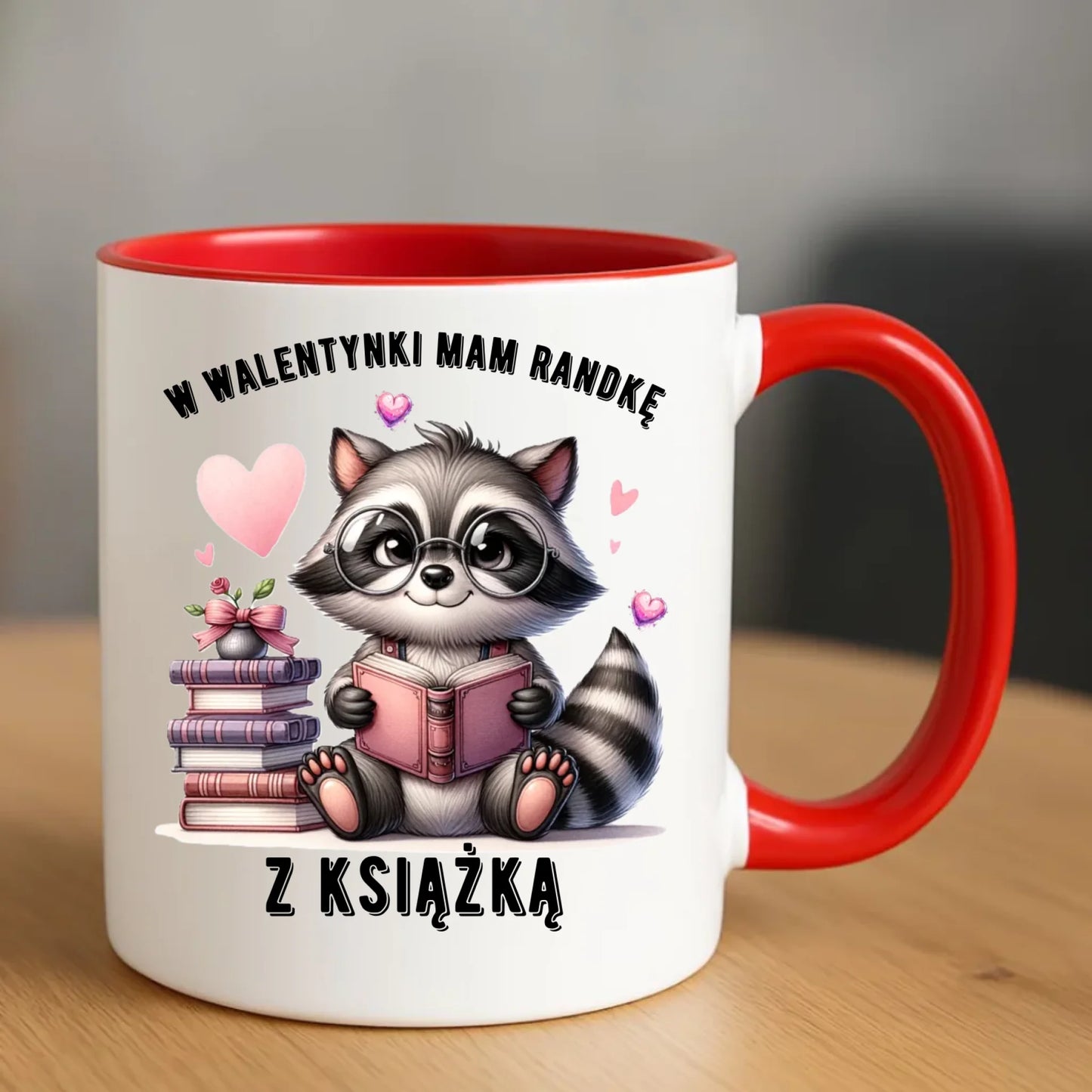 Kubek na Walentynki dla mola książkowego – Mam randkę z książką W20