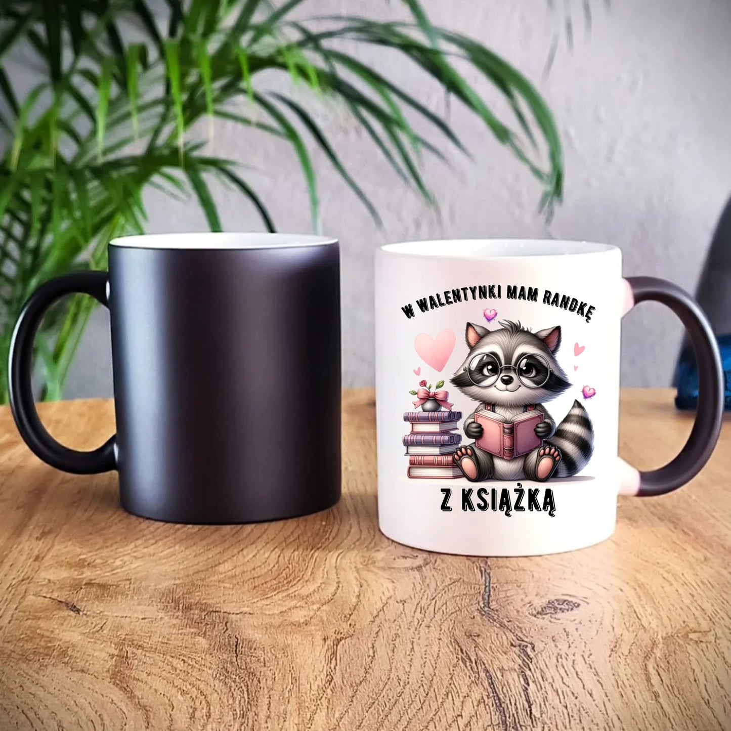 Kubek magiczny na Walentynki dla mola książkowego – Mam randkę z książką W20