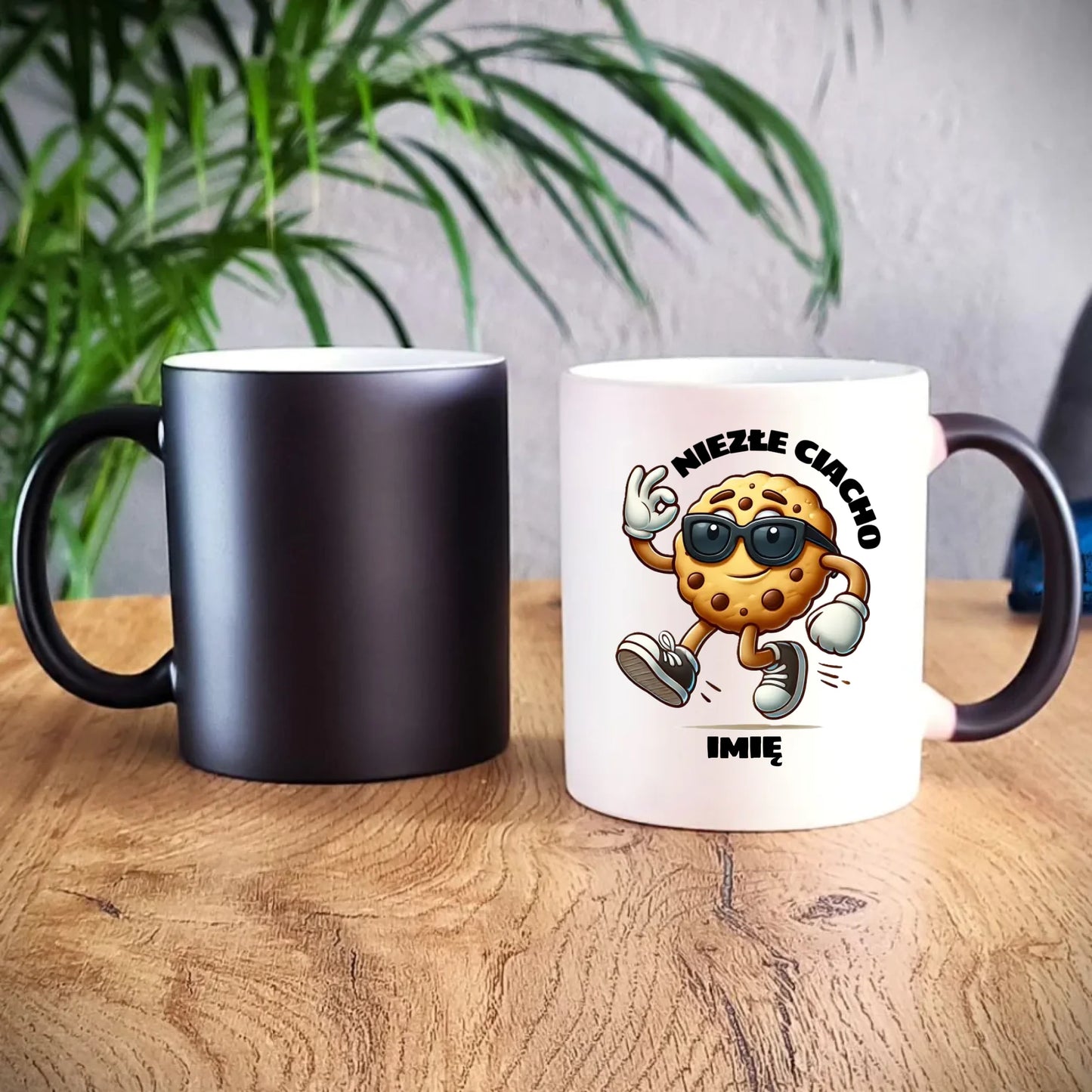 Kubek magiczny - Niezłe ciacho - personalizowany DCH31 - StoryCups.pl