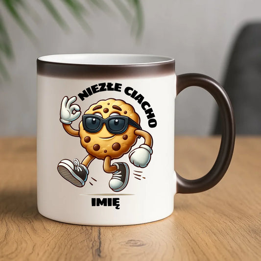 Kubek magiczny - Niezłe ciacho - personalizowany DCH31 - StoryCups.pl