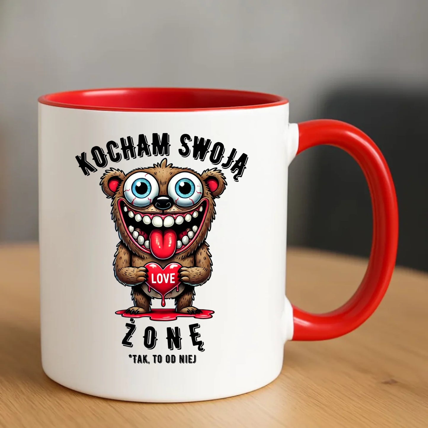 Kubek - prezent dla męża - Kocham swoją żonę W23 - StoryCups.pl